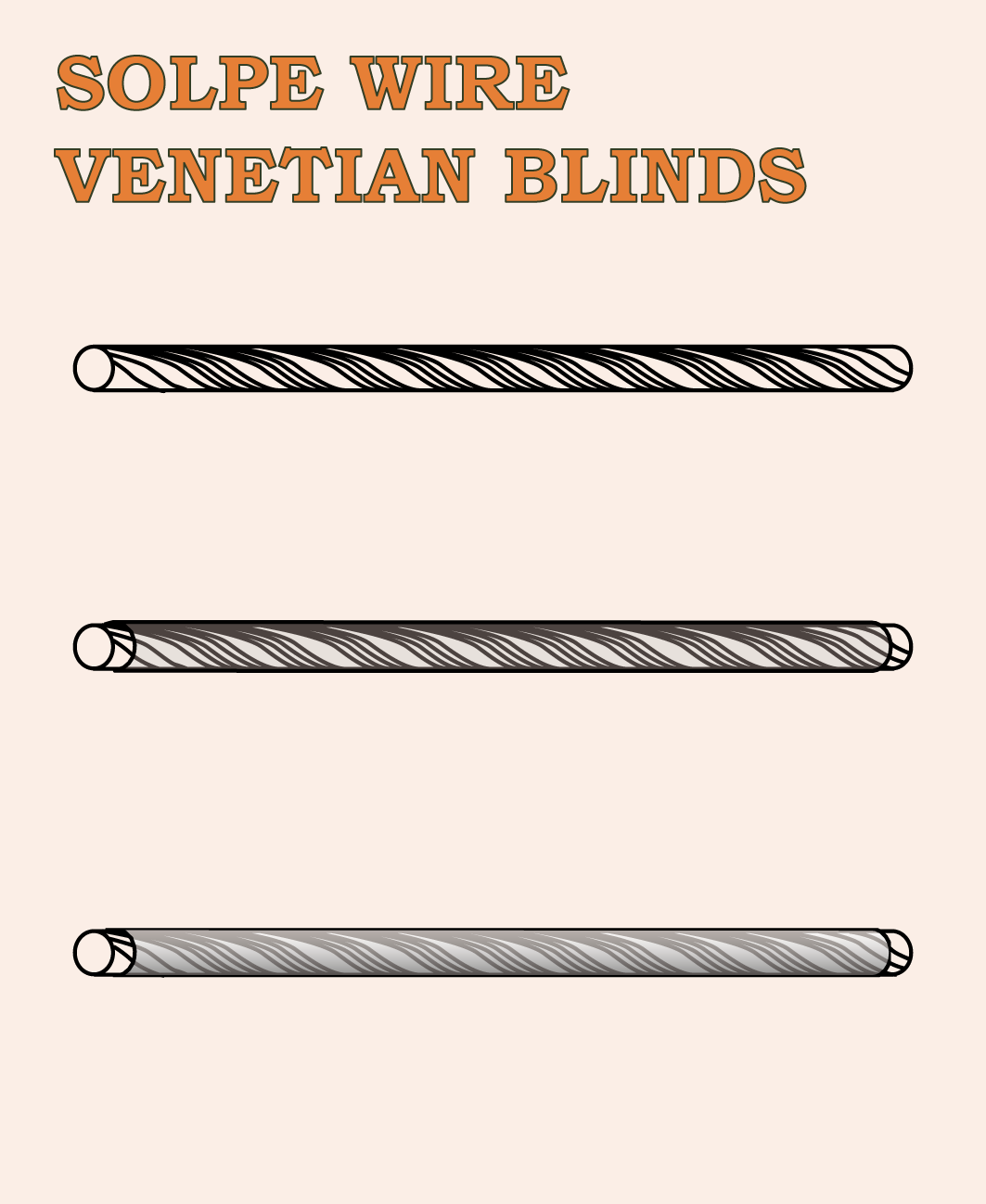 SOLPE WIRE VENETIAN BLINDS